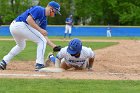 Baseball vs CGA  Wheaton College Baseball vs Coast Guard Academy during game two of the NEWMAC semi-finals playoffs. - (Photo by Keith Nordstrom) : Wheaton, baseball, NEWMAC